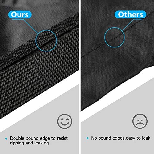 iCOVER 17 inch Griddle Cover- Heavy Duty Waterproof 600D Polyester Canvas Table - Image 4