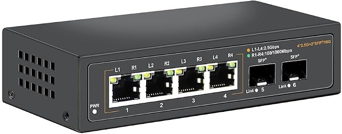 2.5G Unmanaged Ethernet Switch by Davuaz