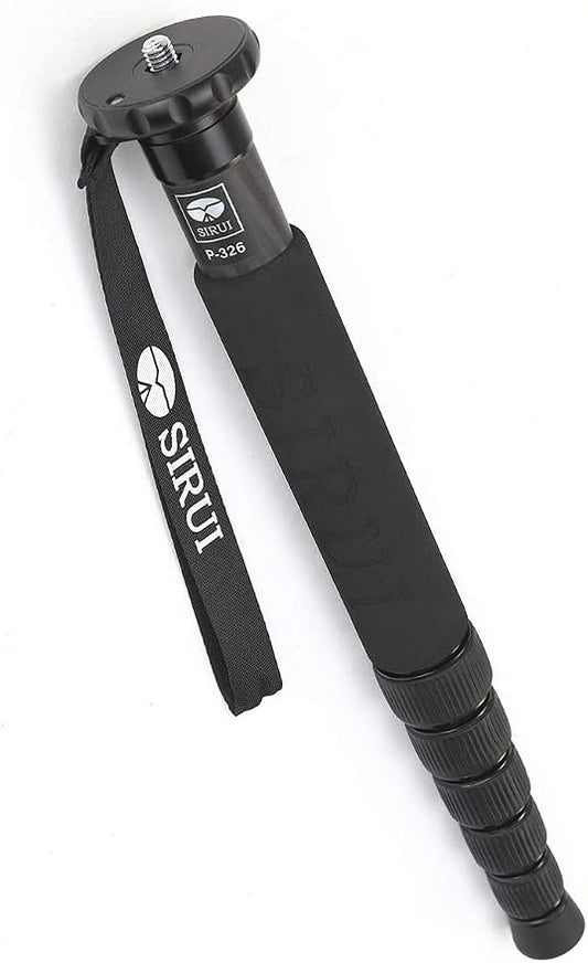 SIRUI Camera Monopod P-326 6 Section Carbon Fiber Compact Lightweight Travel by SIRUI