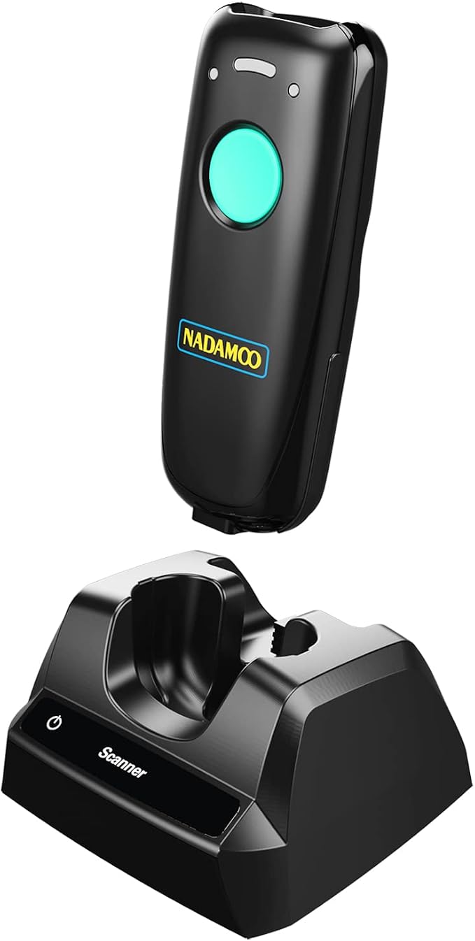 NADAMOO 2D Wireless Barcode Scanner Compatible by NADAMOO