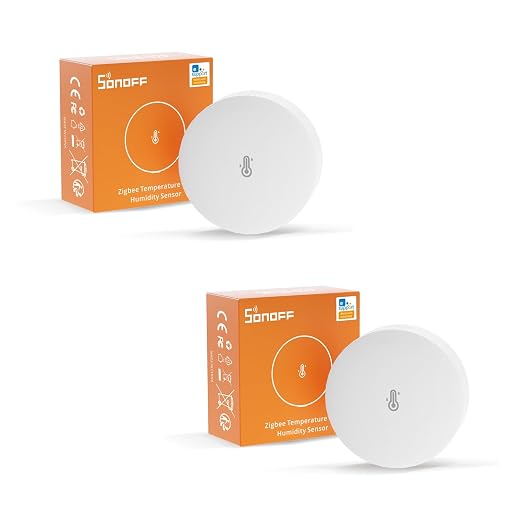 SONOFF SNZB-02P Zigbee Indoor Temperature Humidity Sensor, Thermometer by SONOFF