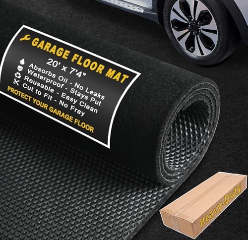 20' x 7'4" Garage Floor Mats by Golener