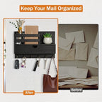 Key Holder Wall Mount, Mail Organizer - Image 4
