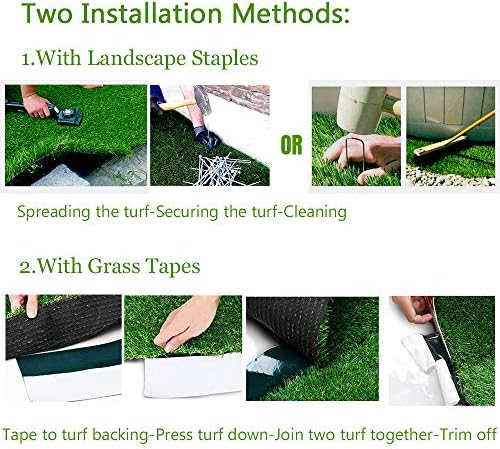 LITA Artificial Grass Turf Lawn-9 Feet x 86 Feet, 0.4" Indoor Outdoor Rug - Image 6