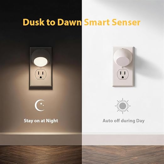 Mini LED Night Light Plug-in Smart Sensor Directional Lamp - Image 3