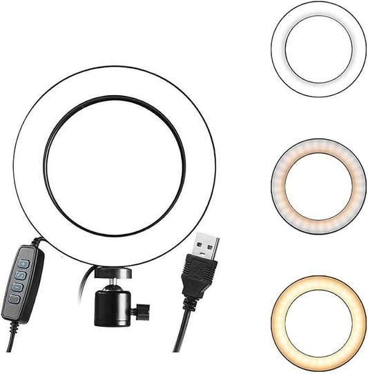 Ring Light OEBLD Dimmable with 3 Light Modes & 10 Brightness Level 360° Rotae by OEBLD