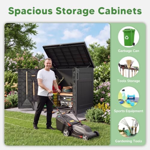 Large Outdoor Storage Cabinet 51 Cu Ft - Image 5