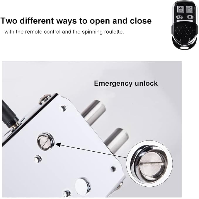 Geevorks Remote Control Electronic Intelligent Door Lock, Smart Wireless - Image 6