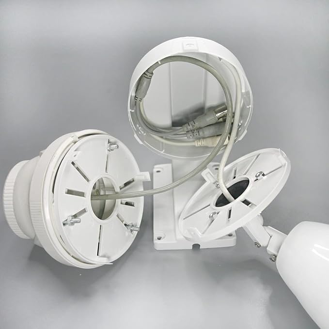 Security Camera Mount Bracket, ABS Indoor Outdoor Wall Mount L-Type Bracket - Image 5