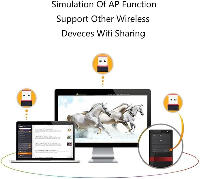 Mini 150MPS USB 2.0 Stick WiFi 802.11n Wireless LAN Network Adapter Stick - Image 8
