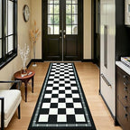 Jute Checkered Runner Rug, 2x6 Outdoor Runner Rugs, Washable Hallway Runner - Image 3