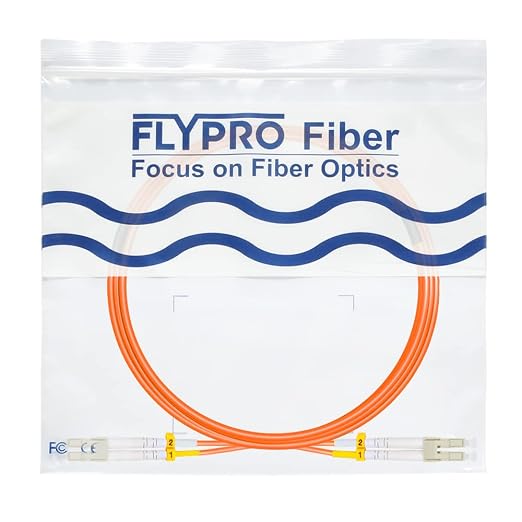 FLYPROFiber- 10M/33ft OM1 LC to LC Fiber Patch Cable, Length Options: 0.2m-100m - Image 7