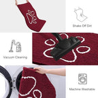 Smiry Dog Door Mat for Muddy Paws, Absorbent Non Slip Dirt Trapper - Image 6