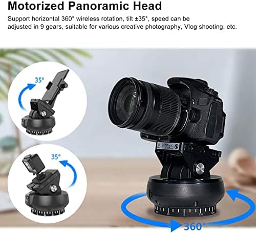 2.4G Electronic Camera Tripod Head, Motorized Panoramic Tripod Head + 360° - Image 3