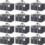 12 Pack Extra Heavy Duty Large Moving Bags by Fygrip