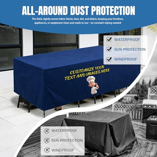 QYH Custom Size Dust Cover, Waterproof Made-to-Measure Cover - Image 5