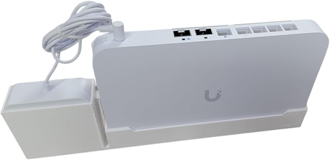 Wall Mount for Ubiquiti Gateway Fiber and Cloud Gateway Fiber, Compatible by Unknown