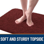 OLANLY Dog Door Mat for Muddy Paws 59x24, Super Absorbent Chenille Mud Mat - Image 4