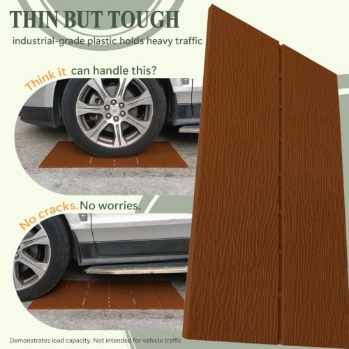 Plastic Interlocking Deck Tiles, Outdoor Patio Flooring 30 sq ft - Image 4