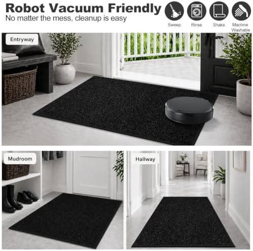 Mibao Super Absorbent Front Door Mat, Non-Slip Washable Indoor Doormats - Image 5
