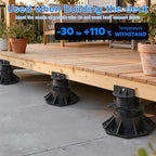 Deck Support Base, 20 Pack Adjustable Deck Support Pedestal - Image 3
