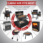 SecuCaptain Under Grill Mat for Outdoor Grill - Image 6