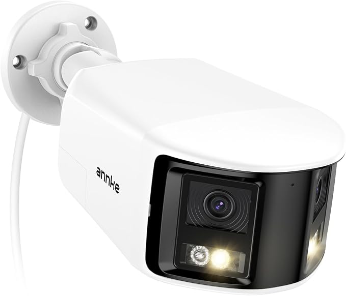 ANNKE FCD800 4K 8MP Dual Lens PoE Security Camera, 180°Panoramic View, Smart by ANNKE
