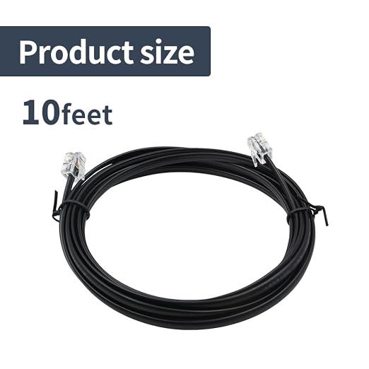Phone Cable 10 Feet Telephone Line Cord - Image 7