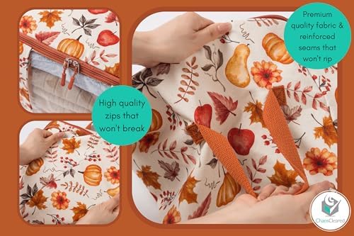 Chaos Cleared Canvas Storage Bags Designer Organizer 2 Pack – Seasonal Storage - Image 5