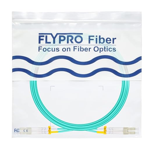 FLYPROFiber- LC to LC Fiber Patch Cable OM3 75M, Length Options: 0.2m-200m - Image 7