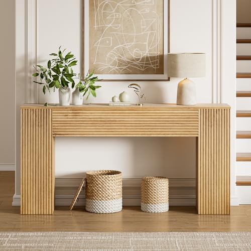 FABATO 61” Fluted Long Console Table - Image 3