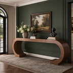 Tribesigns 79" Extra Long Console Table, Arched Entryway Table - Image 7