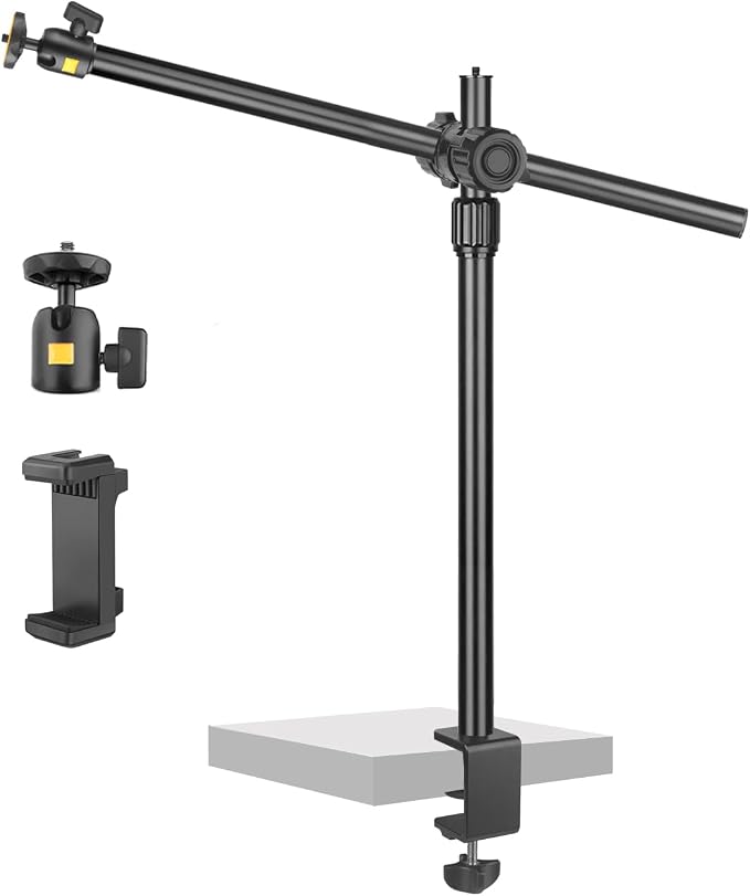 Camera Desk Mount Webcam Stand by JEBUTU