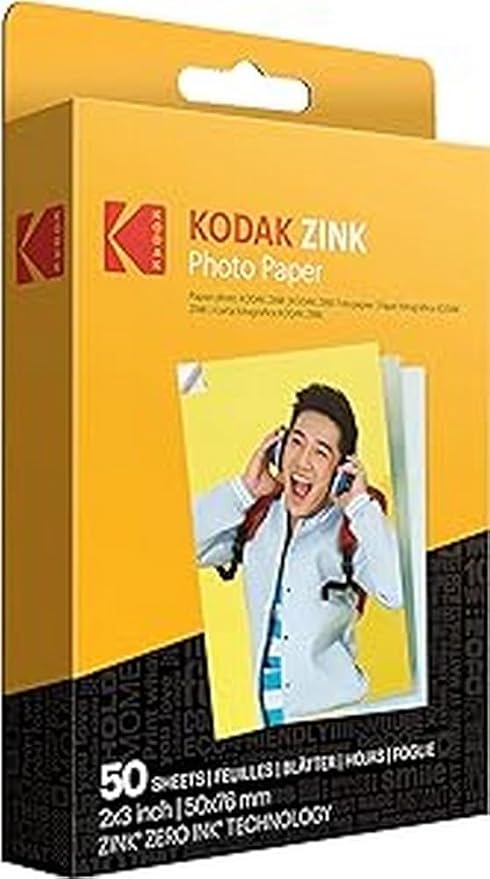 Kodak Printomatic+ Instant Print Digital Camera and Kodak 2ʺ x 3ʺ Premium Zink - Image 2