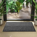 Yimobra Leaf Pattern Door Mat, 29.5 x 17 in - Image 6
