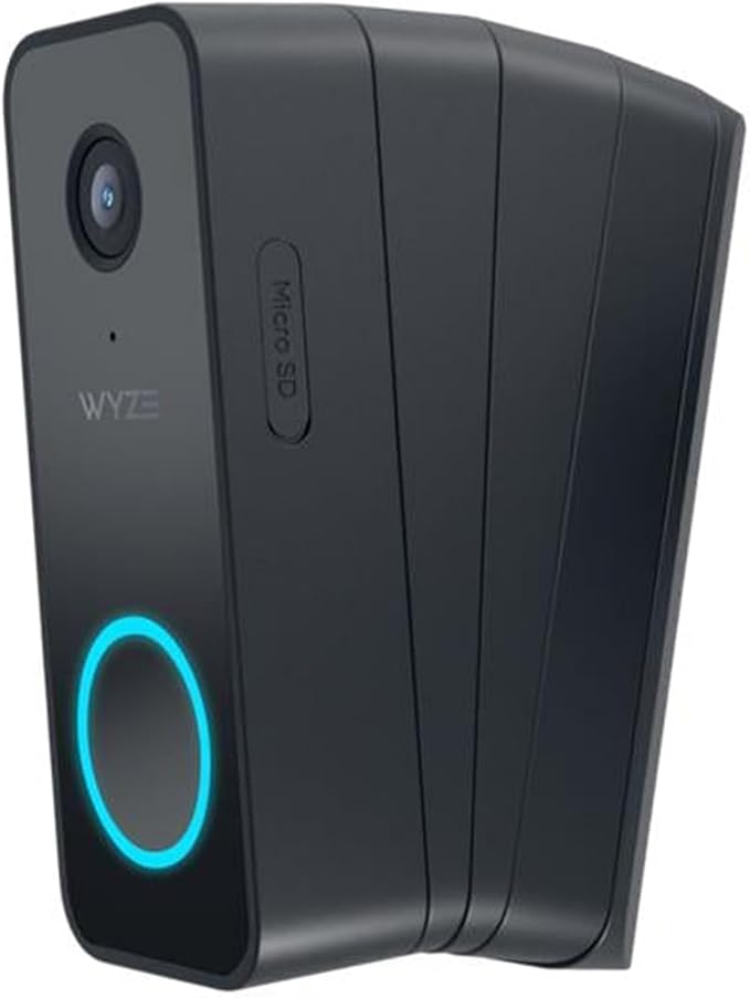 Wyze Lifestyle Video Doorbell Camera v2 Wedge Kit, 3 Mounting Bracket, by WyzeLifestyle