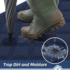 BEQHAUSE Dirt Trapper Door Mat 20" x 32" Non-Slip Washable - Image 3