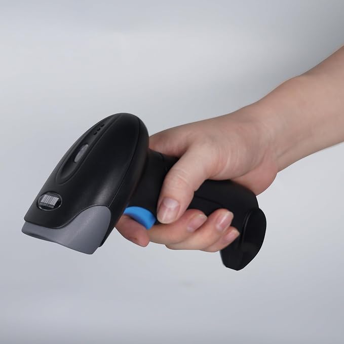 1D 2D QR Barcode Scanner Wireless, Handheld Cordless Bar Codes Reader - Image 8