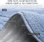 BSICPRO Large Bathroom Runner, 24x47 Floral Bath Mats - Image 6