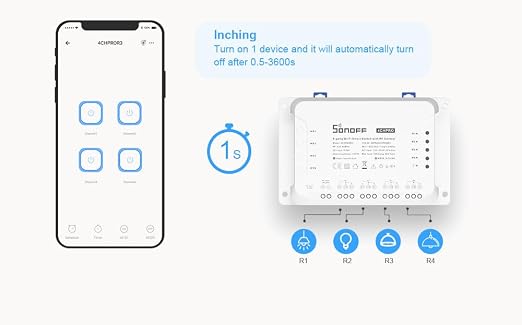 SONOFF 4CH R3 Smart Switch, 4 independently Channel WiFi Remote Time Switch - Image 8