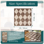 3x3 Square Entryway Rug - Image 2