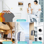 Foldable Wall Mount Drying Rack, Space Saving White - Image 4