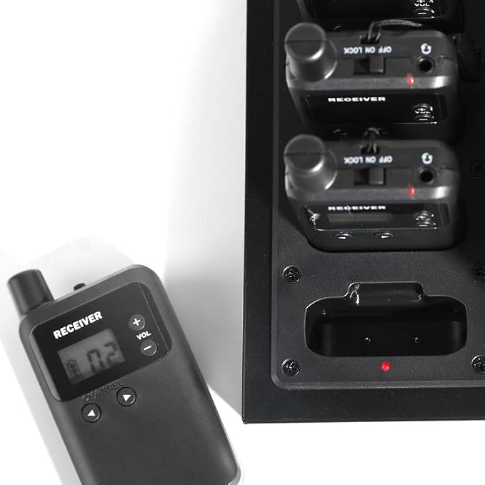 AGJ Wireless Tour Guide System, Tour Guide Microphone and Speaker, Tour Guide - Image 4