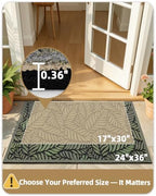 Color&Geometry Door Mat Outside Entrance 17"x30" - Image 2