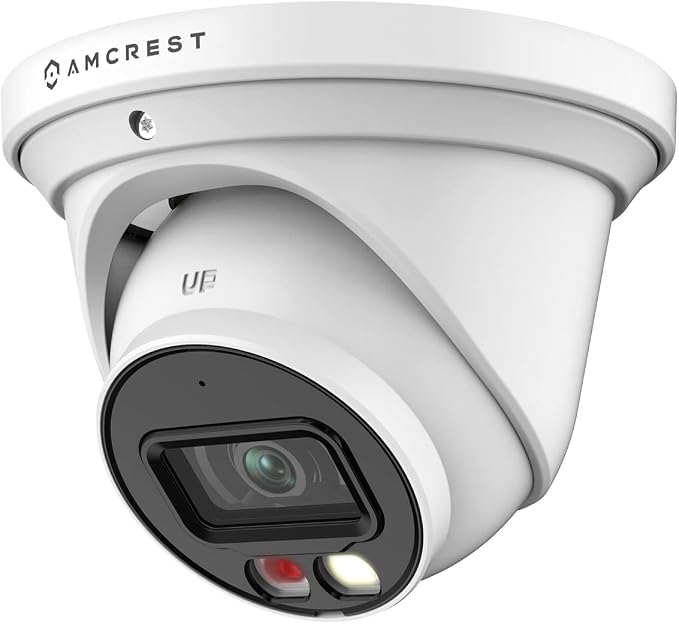 Amcrest 5MP AI Turret IP PoE Camera w/ 49ft Nightvision, Security IP Camera by Amcrest