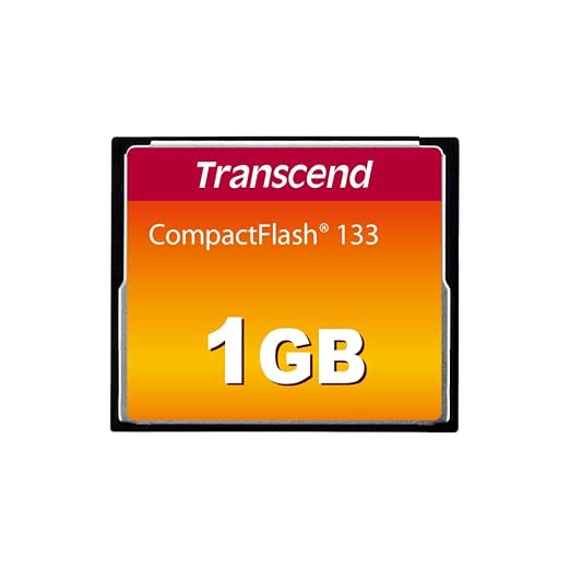 Transcend CF133 CompactFlash Memory Card 1GB, DSLRs Camera Card, MLC NAND Flash - Image 2