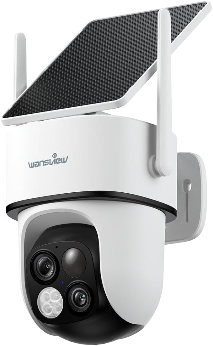 wansview Solar Camera Outdoor Wireless-2K 360°PTZ Cameras by Wansview