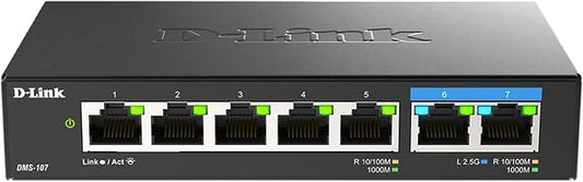 D-Link 7-Port 2.5GB Unmanaged Gaming Switch by D-Link
