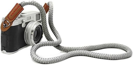 DOROM Vintage Handmade Cotton Leather Rope Camera Neck Strap by Unknown