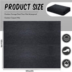 Shed Floor Mat 6 x 4 ft, Waterproof PE Backing - Image 2